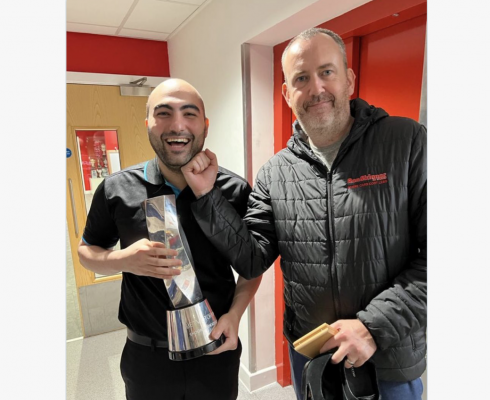 Игроки тепло пообщались после матча. Фото из твиттера фанатов Марка Уильямса